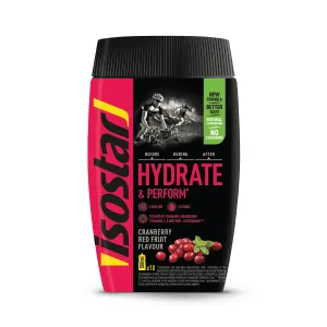 Isostar Hydrate & Perform Cranberry Red fruits 400g Dzērveņu, Sarkano augļu