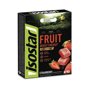 Isostar Energy Fruit Boost Strawberry (10x10g) Zemeņu