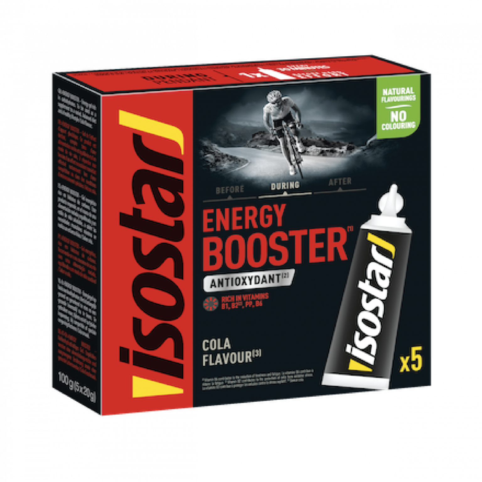 Isostar Gel Energy Booster Antioxidant Cola (5x20g) - INTERVALS.LV ...