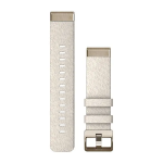 Garmin QuickFit 20 Watch Band Cream Nylon - Pulksteņu siksniņas