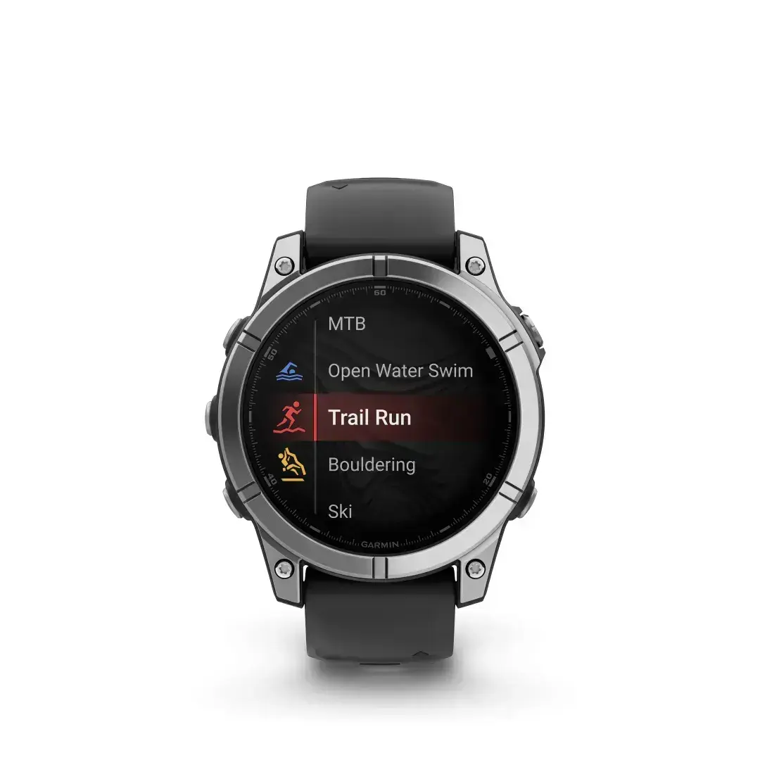 Garmin Fenix E AMOLED Stainless Steel Black 47mm Nerūsējoša tērauda ar melnu siksniņu