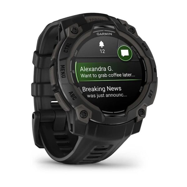 Garmin Instinct 3 Amoled Black Bezel 45mm - Image 3