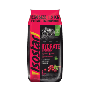 Isostar Ecosize Hydrate & Perform Cranberry 1.5kg Dzērveņu
