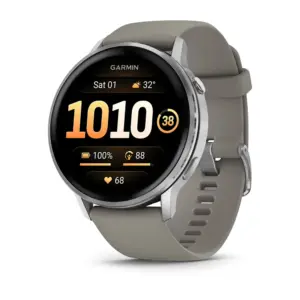 Venu 4 Silver Gray 45mm Sudraba krāsā ar sudraba pelēku silikona siksniņu 45mm