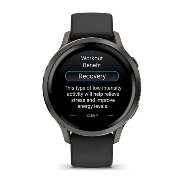 Venu 4 Slate Black 41mm Zilganpelēka kopā ar Melna silikona pulksteņa siksniņa