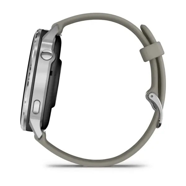 Venu 4 Silver Gray 45mm Sudraba krāsā ar sudraba pelēku silikona siksniņu 45mm