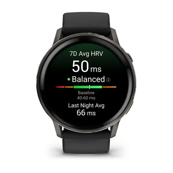 Venu 4 Slate Black 45mm Zilganpelēka kopā ar Melna silikona pulksteņa siksniņa 45mm