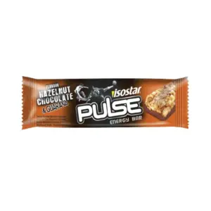 Isostar Pulse batoniņš Hazelnut Chocolate Guarana 23g