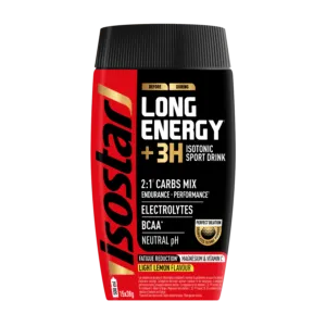 Isostar Long Energy Lemon 570g - Izotoniskie dzērieni