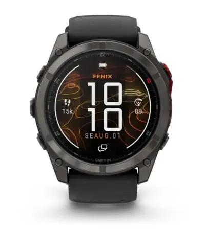 Garmin Fenix 8 Pro MicroLED Sapphire Carbon Gray Black 51mm