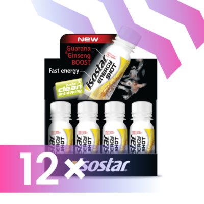 Isostar dzēriens Energy Shot x 12