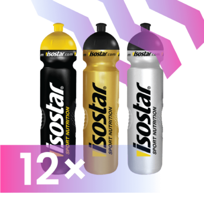 Artboard-140 Isostar sporta pudele 1000ml x 12