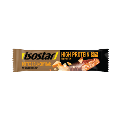 Isostar High Protein 30 batoniņš Toffee Crunchy 55g
