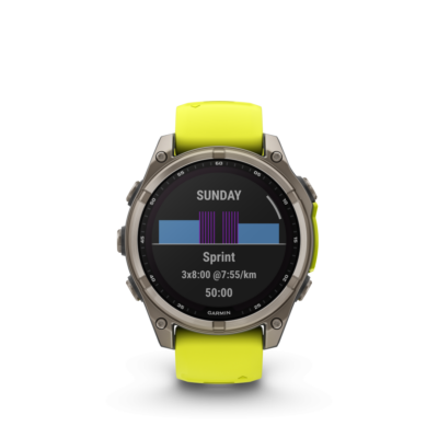 Garmin Fenix 8 Sapphire Solar Amp Yellow Graphite 51mm