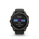 Garmin Fenix 8 Sapphire Solar Carbon Gray Black 51mm