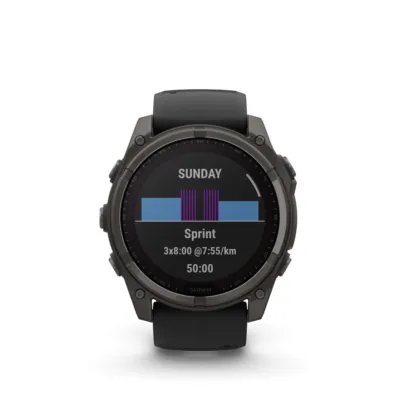 Garmin Fenix 8 Sapphire Solar Carbon Gray 47mm