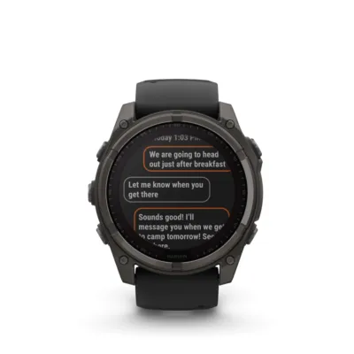 Garmin Fenix 8 Sapphire Solar Carbon Gray 47mm