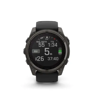 Garmin Fenix 8 Sapphire Solar Carbon Gray 47mm