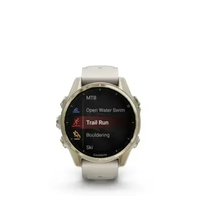 Garmin Fenix 8 AMOLED Sapphire Soft Gold Gray 43mm