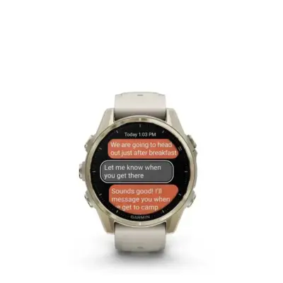 Garmin Fenix 8 AMOLED Sapphire Soft Gold Gray 43mm