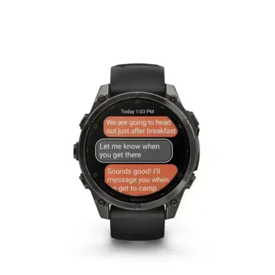 Garmin Fenix 8 AMOLED Sapphire Carbon Gray Black 43mm