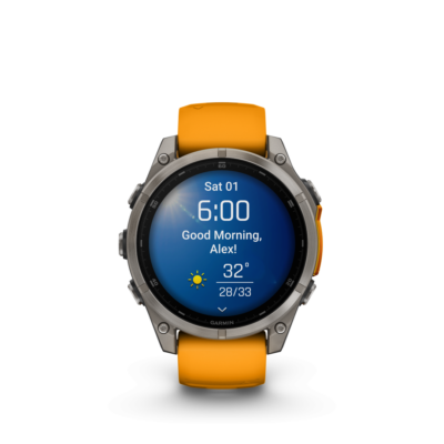 Garmin Fenix 8 AMOLED Sapphire Graphite Orange 51mm