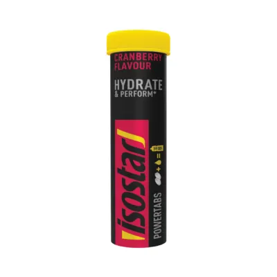 Isostar Hydrate & Perform Powertabs Cranberry Isotonic (10x12g)