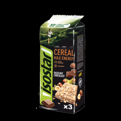 Isostar Cereal Max Energy Hazelnut Chocolate 55g x 3