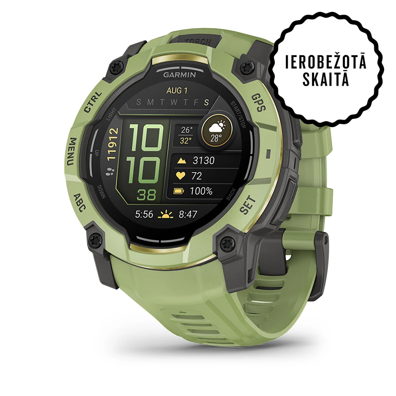 Garmin Instinct 3 AMOLED Fern Green 50mm - Multisportam