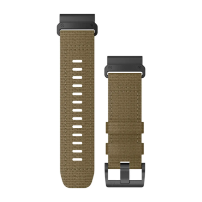 Garmin QuickFit 26 Watch Band Nylon Tactical Coyote Tan