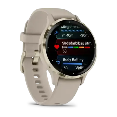 Garmin Venu 3S French Gray Soft Gold