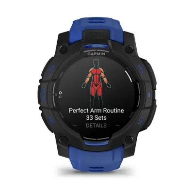 Garmin Instinct 3 Amoled Black Bolt Blue 45mm