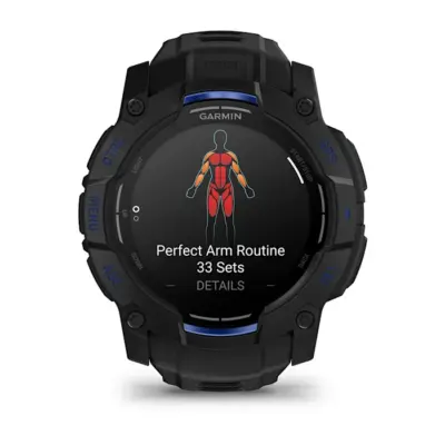 Garmin Instinct 3 Amoled Black Bolt Blue 50 mm