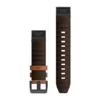 Garmin QuickFit 22 Watch Band Chestnut Leather