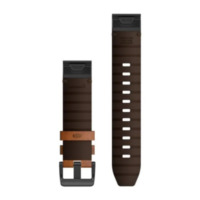 Garmin QuickFit 22 Watch Band Chestnut Leather Garmin QuickFit 22 Watch Band Chestnut Leather