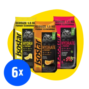 Isostar pulveris Hydrate & Perform Ecosize 1.5kg x 6