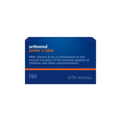 Orthomol Junior C Plus, apelsīnu, 30 dienu devas