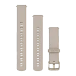 Garmin Quick Release 18 mm siksniņa, franču pelēka / maigs zelts