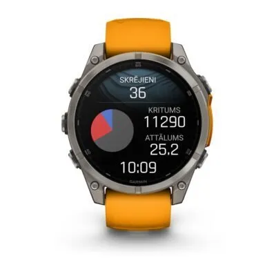Garmin Fenix 8 AMOLED Sapphire Graphite Orange 47mm