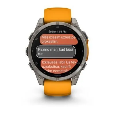Garmin Fenix 8 AMOLED Sapphire Graphite Orange 47mm