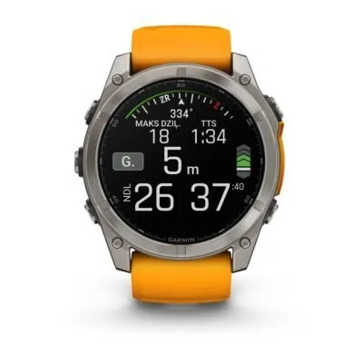 Garmin Fenix 8 AMOLED Sapphire Graphite Orange 51mm