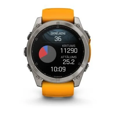 Garmin Fenix 8 AMOLED Sapphire Graphite Orange 51mm
