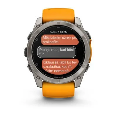 Garmin Fenix 8 AMOLED Sapphire Graphite Orange 51mm