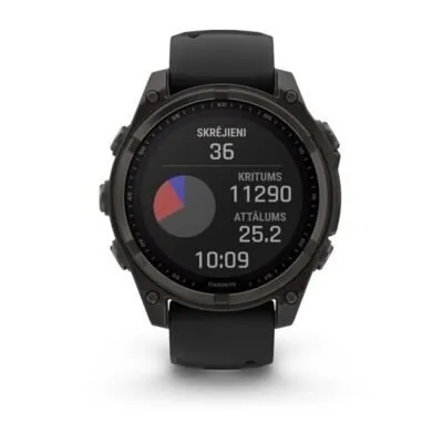 Garmin Fenix 8 Sapphire Solar Carbon Gray 47mm