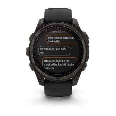 Garmin Fenix 8 Sapphire Solar Carbon Gray 47mm