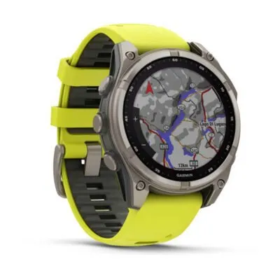 Garmin Fenix 8 Sapphire Solar Amp Yellow Graphite 47mm