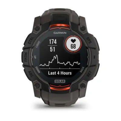 Garmin Instinct 3 Solar Black with Charcoal Bezel 50mm