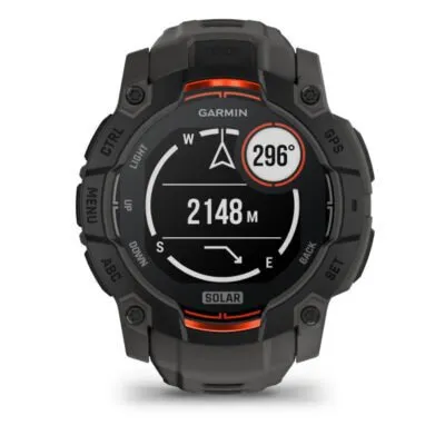 Garmin Instinct 3 Solar Black with Charcoal Bezel 50mm