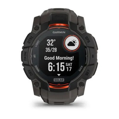 Garmin Instinct 3 Solar Black with Charcoal Bezel 50mm