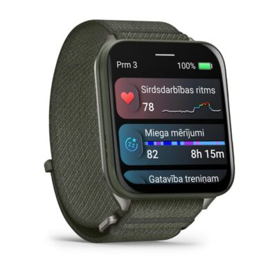 Garmin Venu X1 Titanium Moss